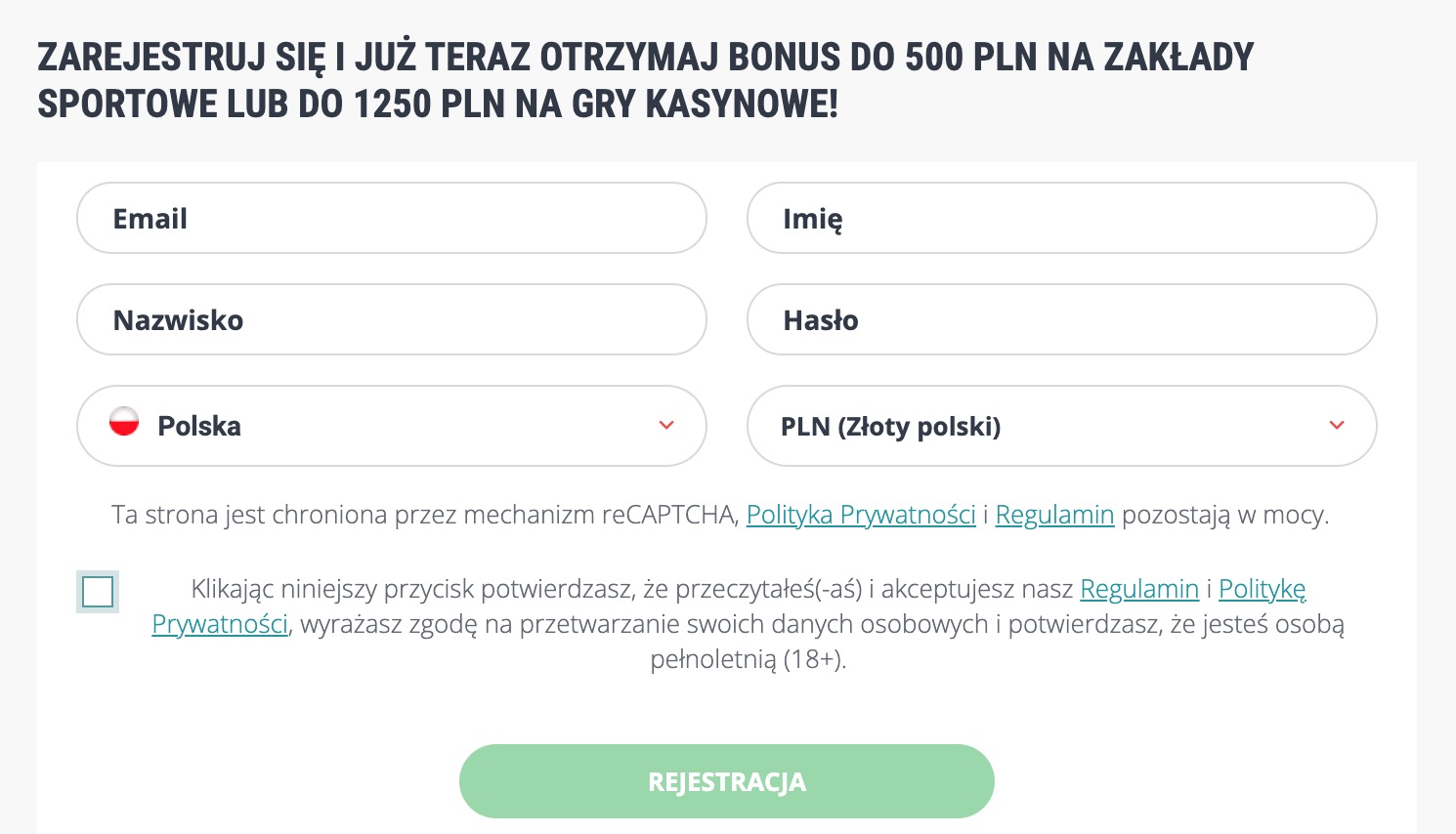 22Bet rejestracja