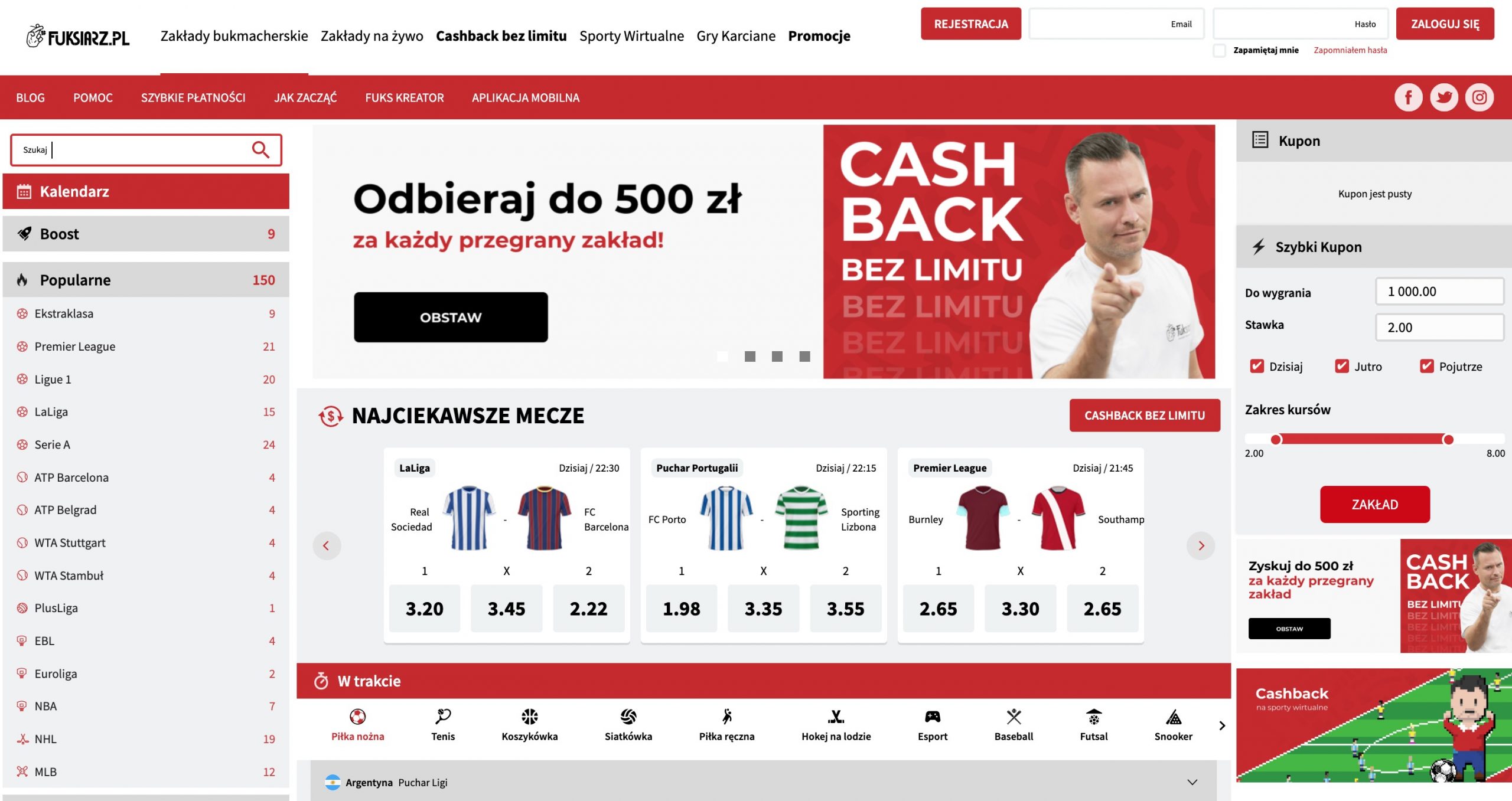 Fuksiarz zaklady bukmekesky