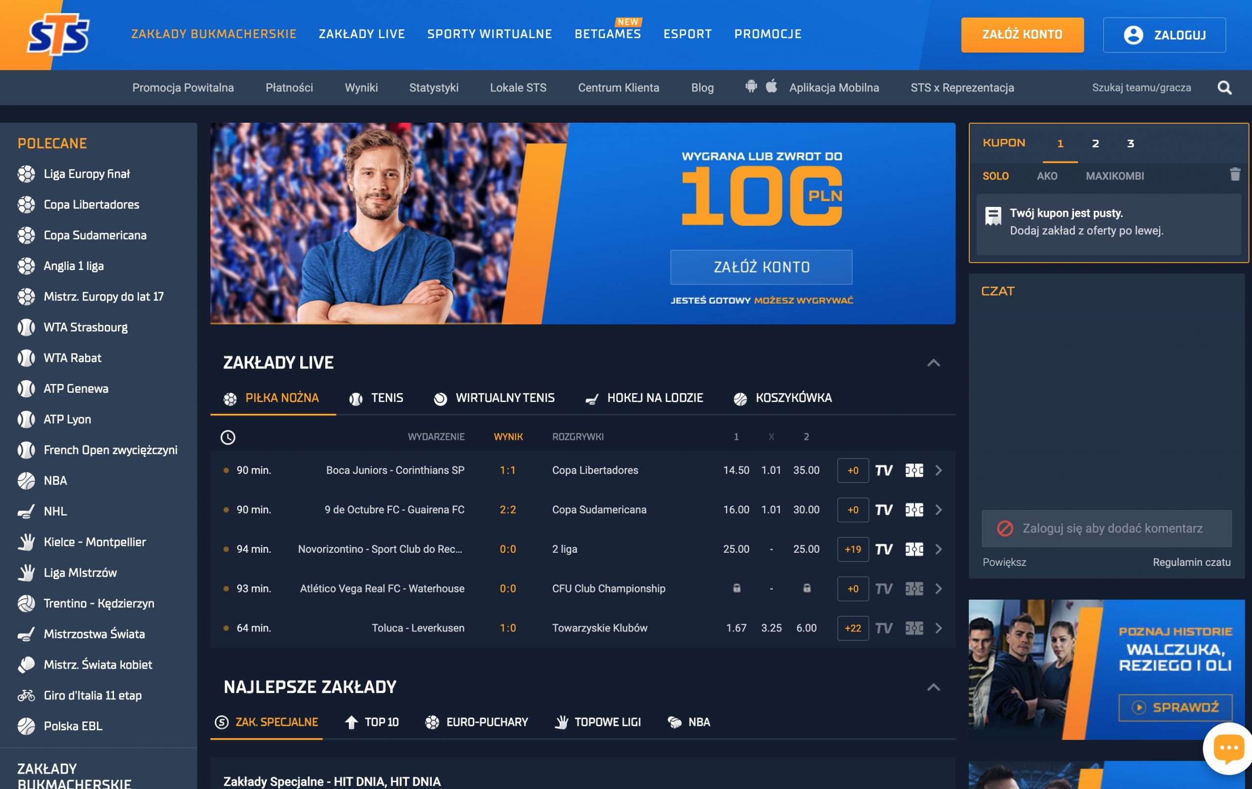 STS Zakład bez ryzykowy